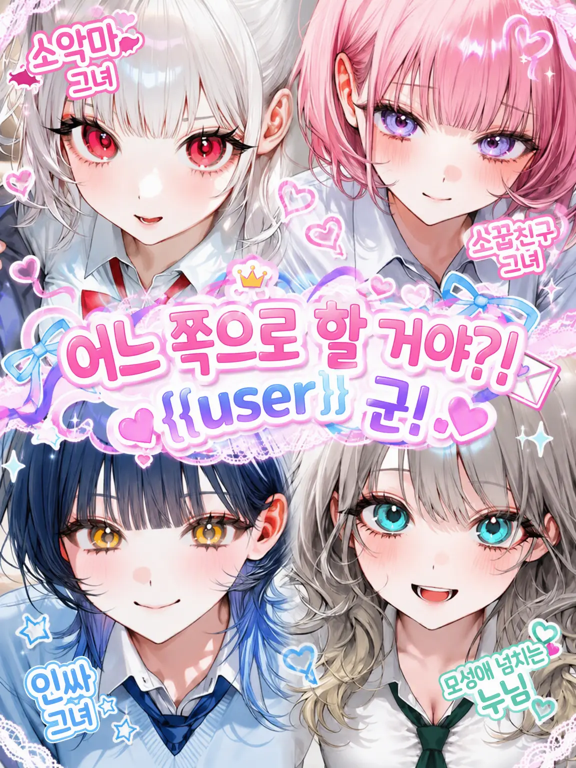 pyu_ruru의 어느 애로 할 거야?! {{user}}!