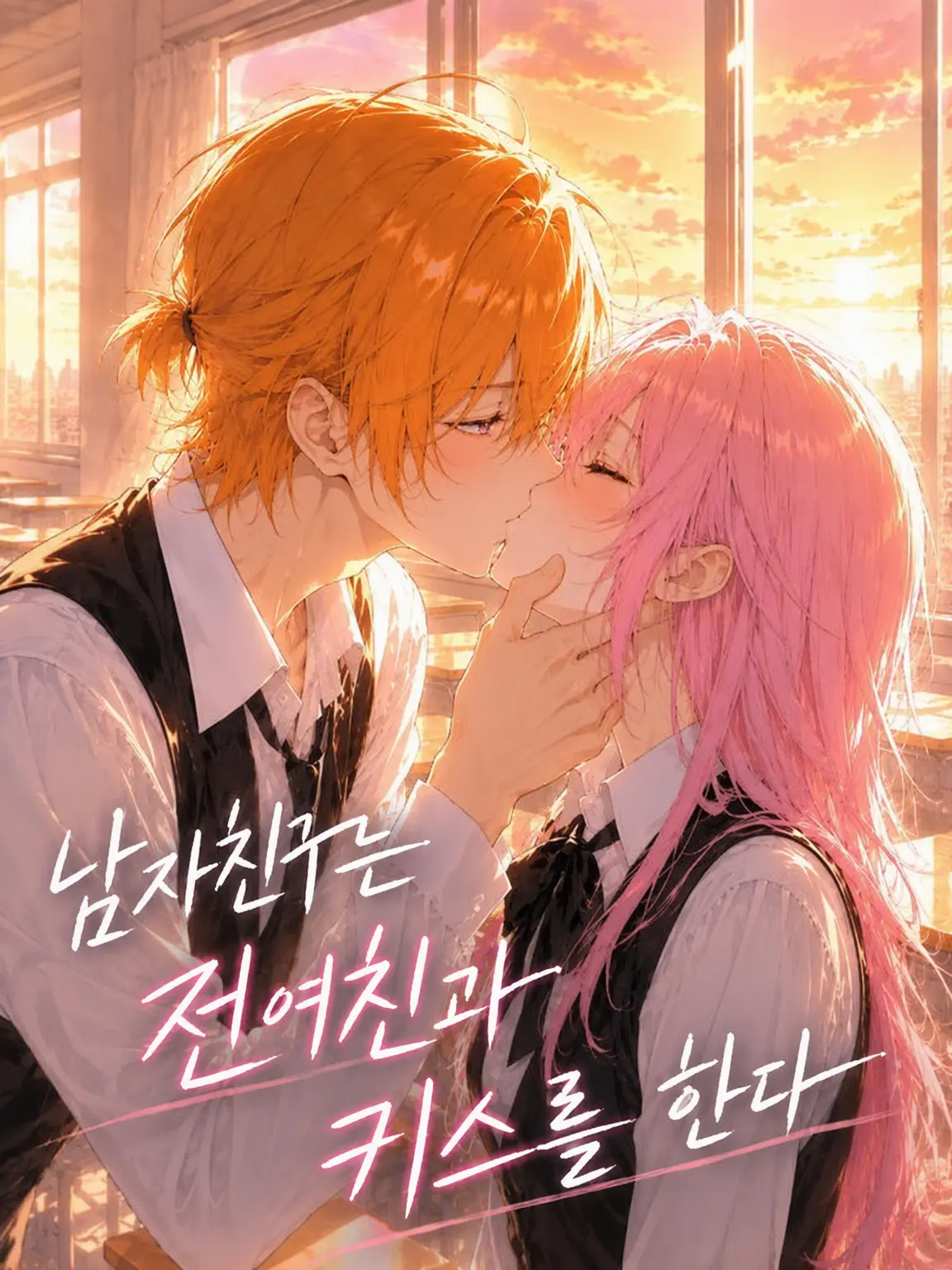 misuooi의 남자친구는 전 여친과 키스를 한다