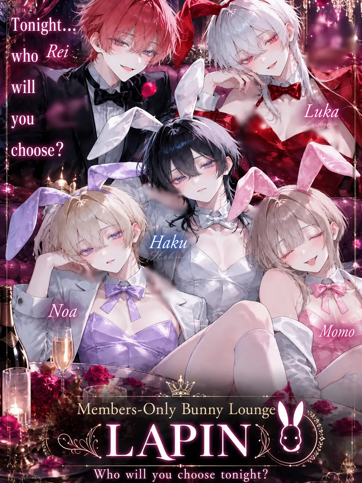 Baby_maru의 Rabbits in Love at Night
