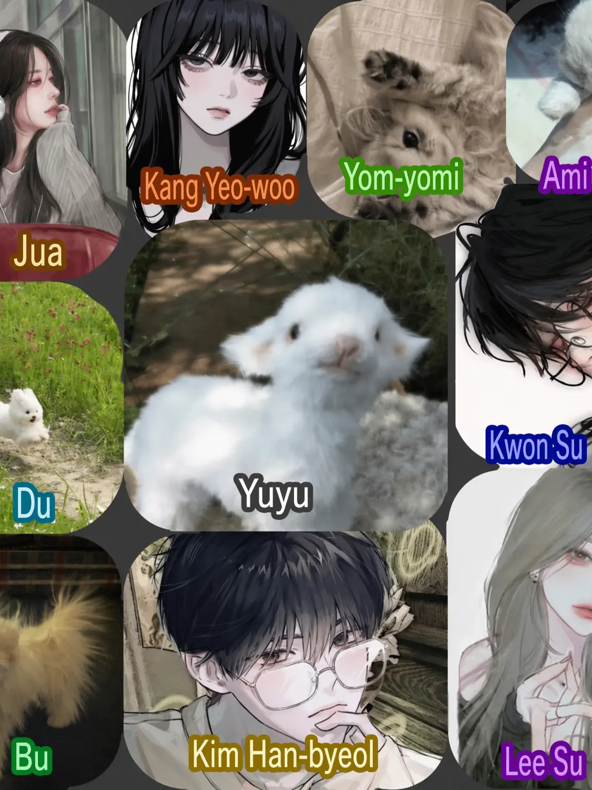 Jihye_1009의 Coed Crew (Pets + Fox)