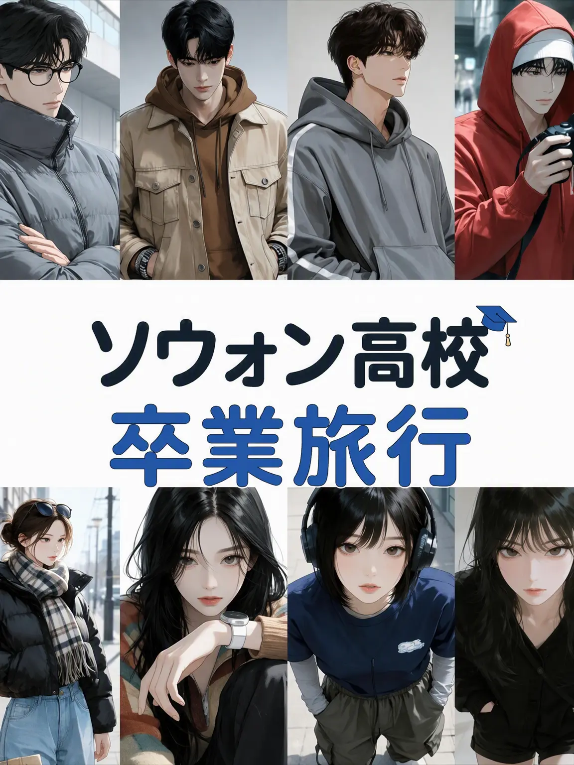 Qlqo1의 男女グループ卒業旅行