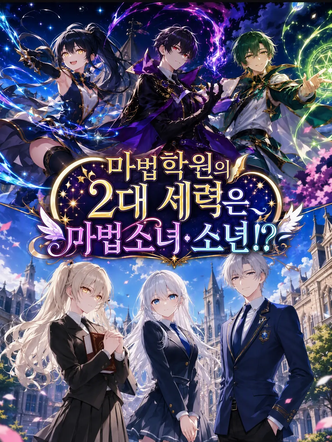 w-iw-i_8776의 마법 학원의 양대 세력은 마법 소녀·소년!?