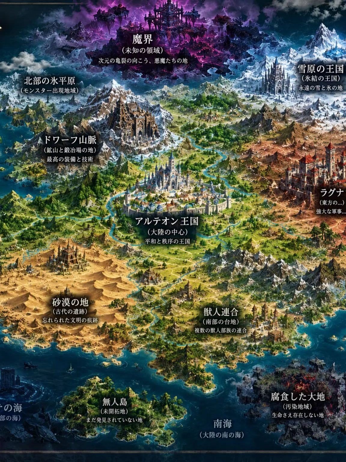 Thekai8640의 アルカディア大陸
