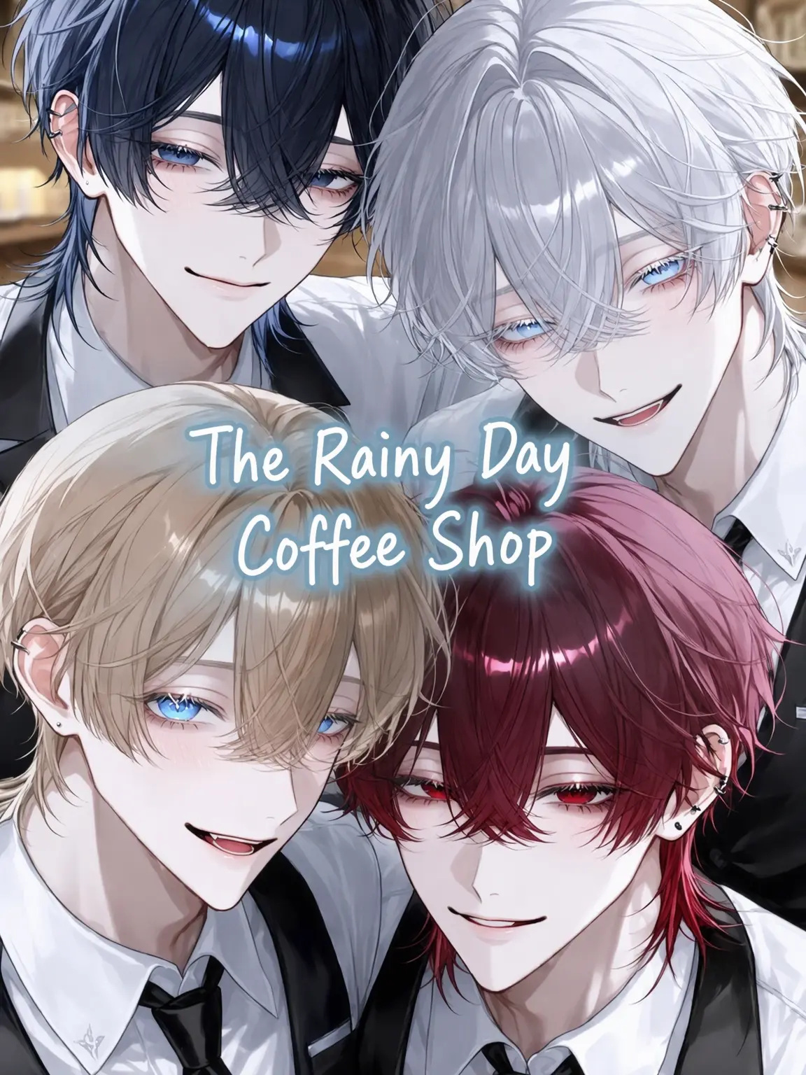 onigiri114의 ☔️🌧 Rainy Day Cafe ☕️🌿.∘