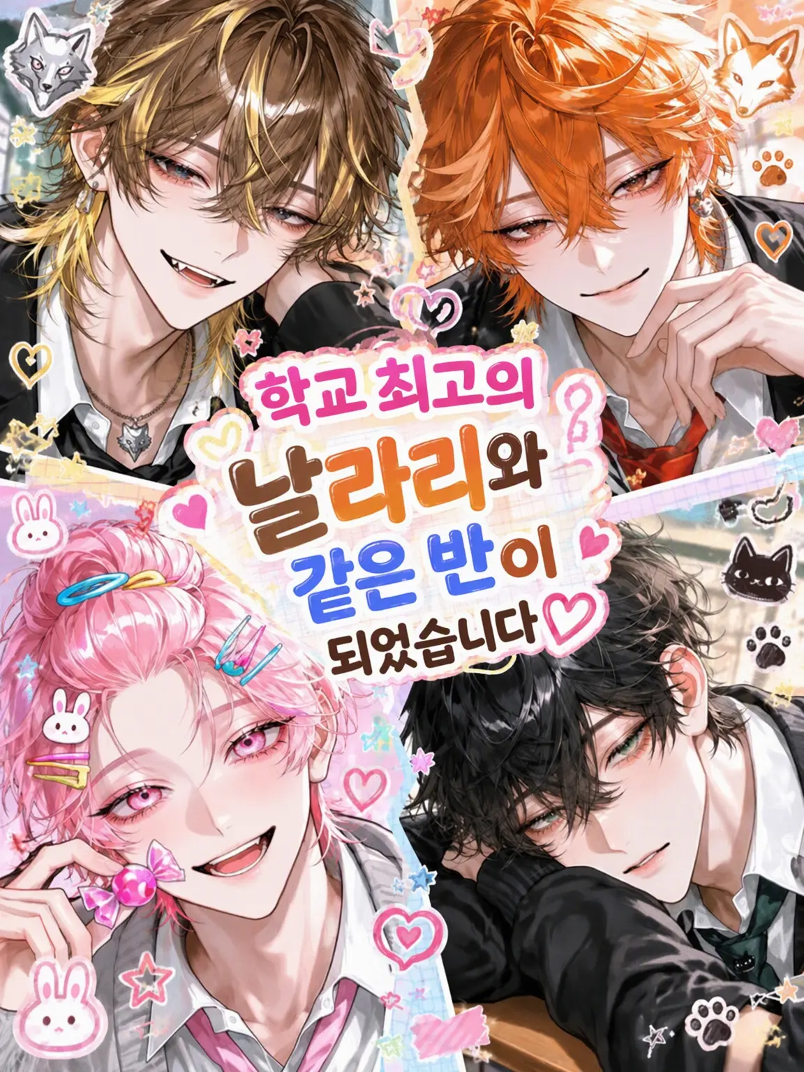 tortart10의 학교 제일의 바람둥이들과 같은 반이 되었습니다
