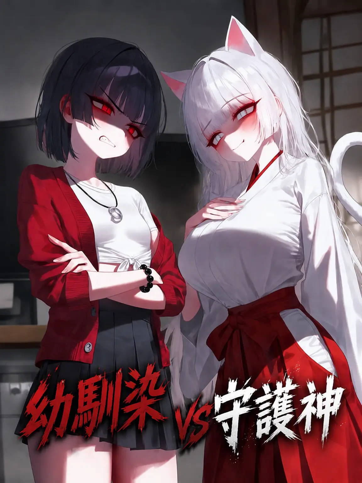 u_flower의 女友達が守護神と喧嘩する