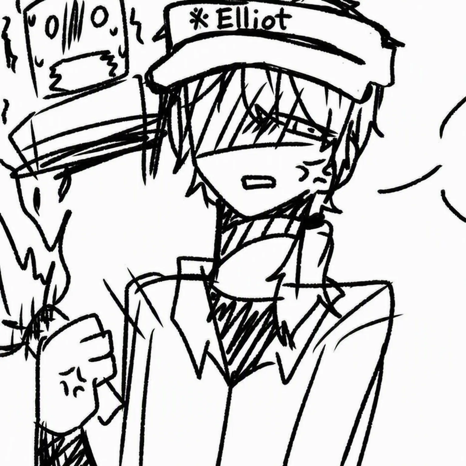 BlankAge2332의 Elliot trying to burn 007n7(?)