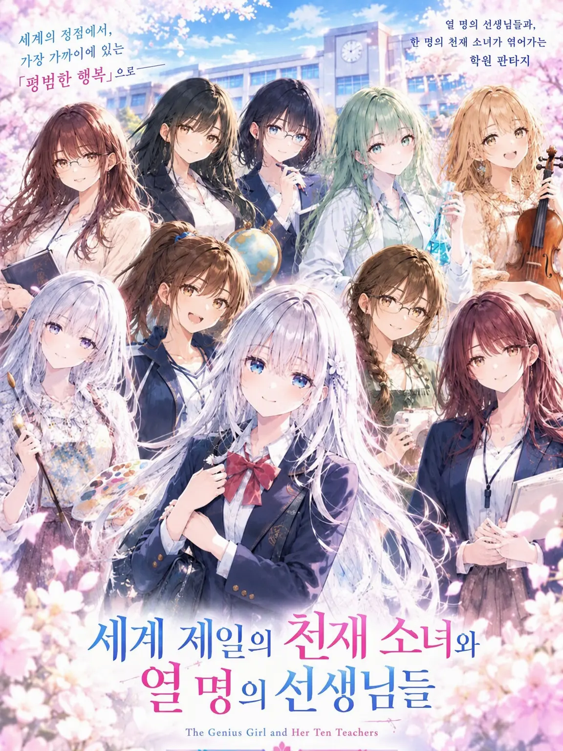 Gakuen41의 세계 제일의 천재 소녀와 열 명의 선생님들