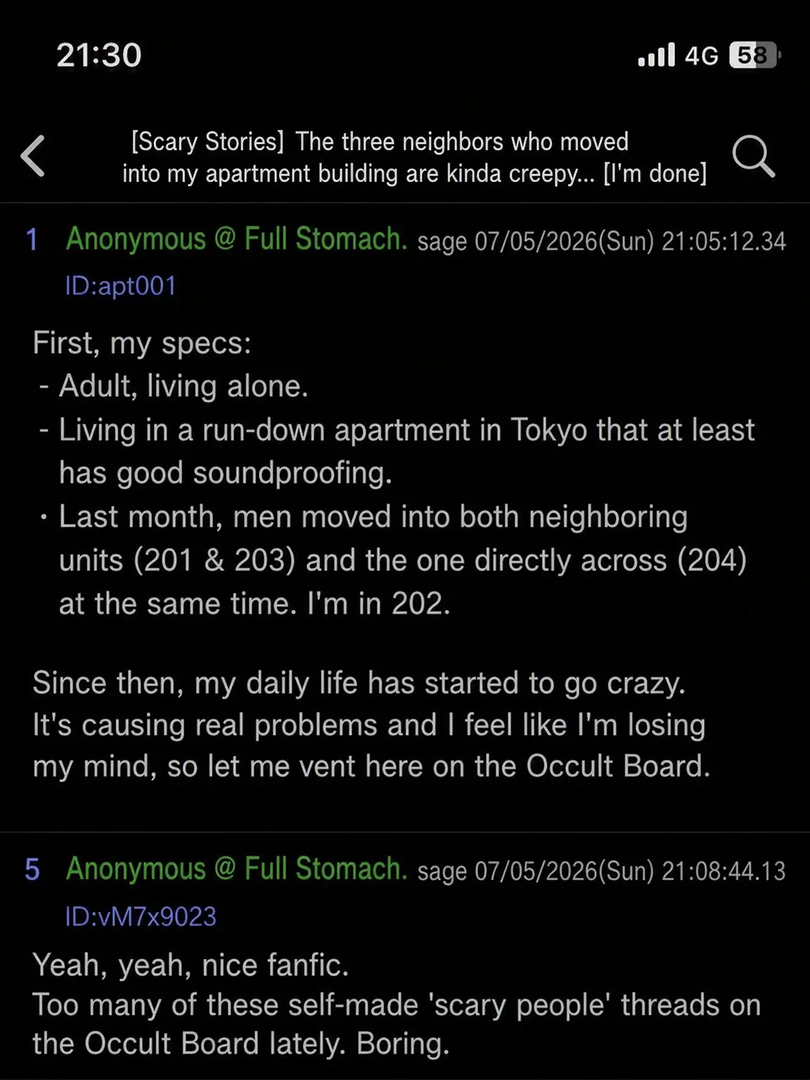 BlandSleet8151의 [Scary Stories] Creepy Neighbors