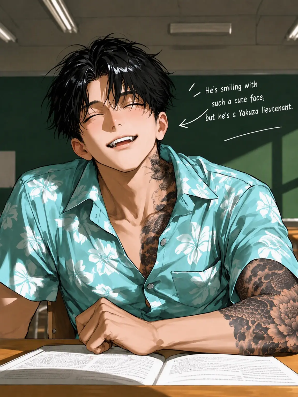 sheep_03의 Clumsy Yakuza High Schooler