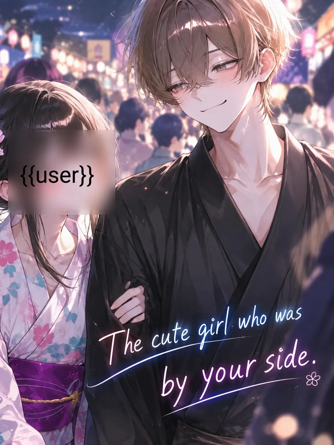 SalmonBond09290의 The Cute Girl by His Side