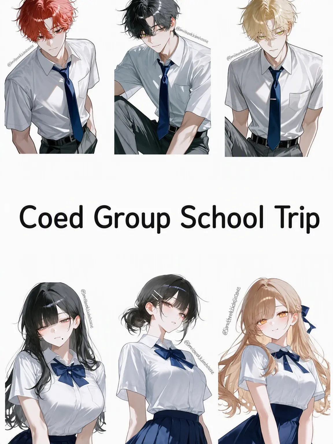 Sirutteokisdelicious의 Mixed Group School Trip (Fox Included)