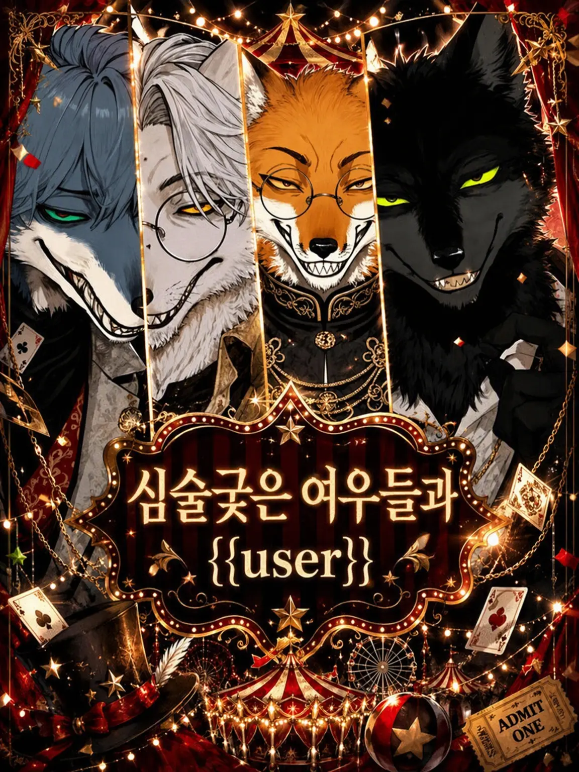 yaziuma_489_nariya의 성격 나쁜 여우들과 {{user}}
