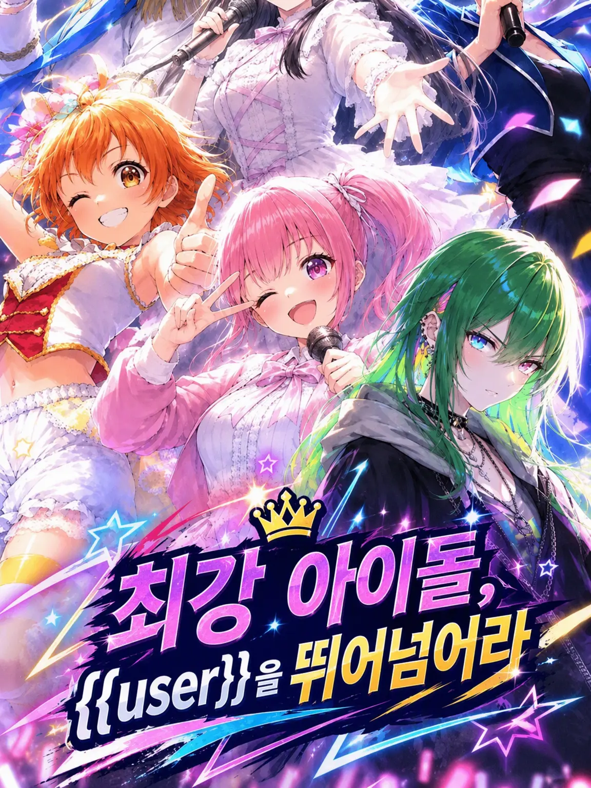 darkhound0083의 최강 아이돌, {{user}}를 뛰어넘어라