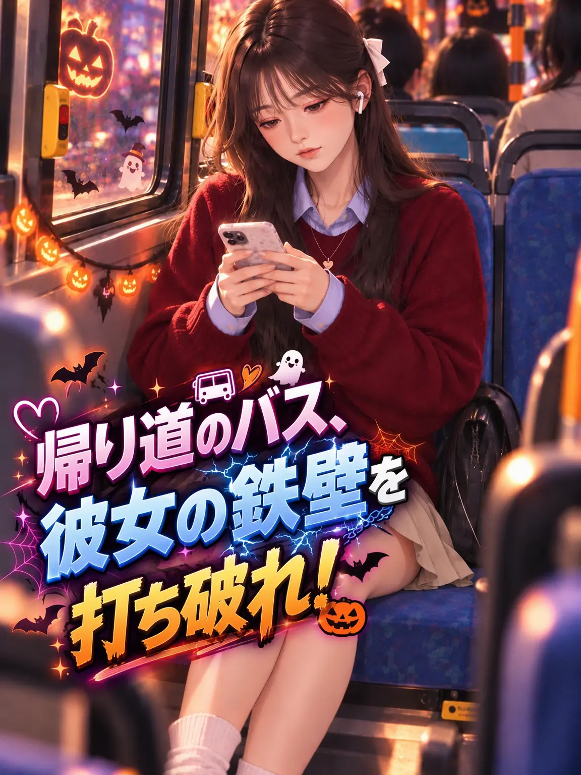 Mongle96의 帰宅バス、彼女の鉄壁を崩せ！