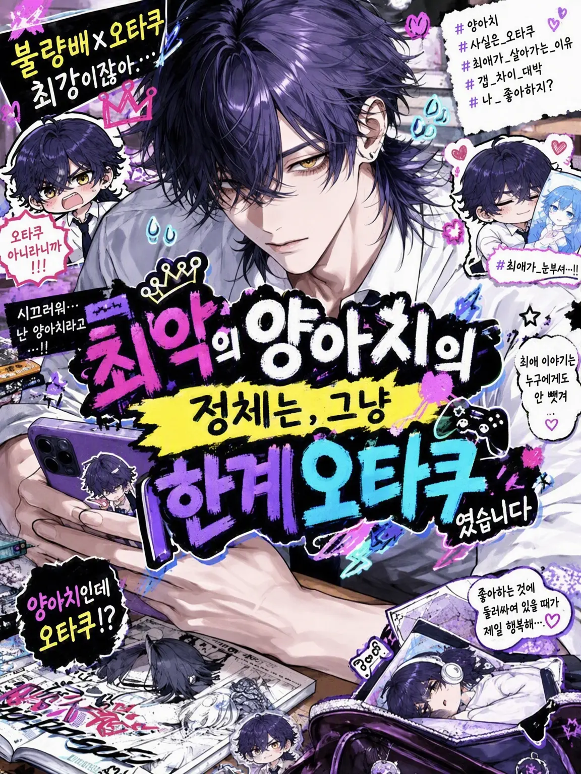 MeekImage4340의 최강 양아치의 정체는 한계 오타쿠였습니다