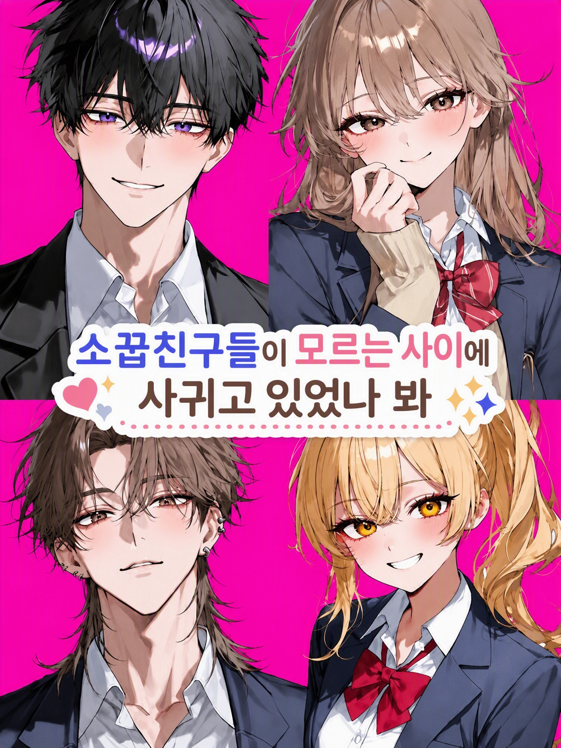 소꿉친구들이 모르는 사이에 사귀고 있었던 모양이다 대표 이미지