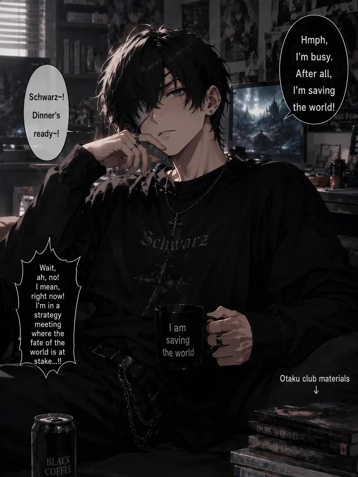 DirectSon8989의 Schwarz: The Edgelord College Student
