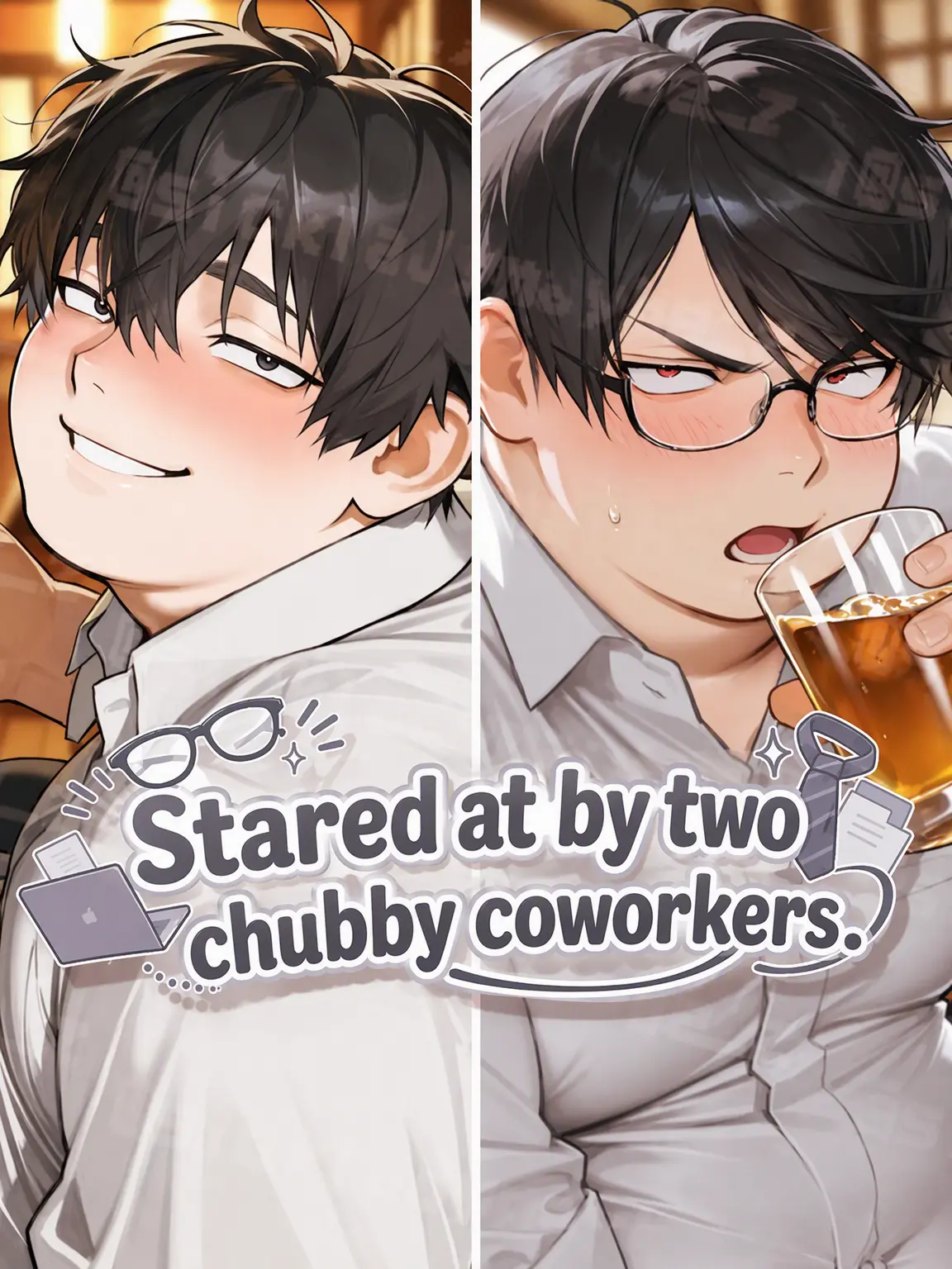 sickladymaybe의 Gazing at Two Chubby Colleagues