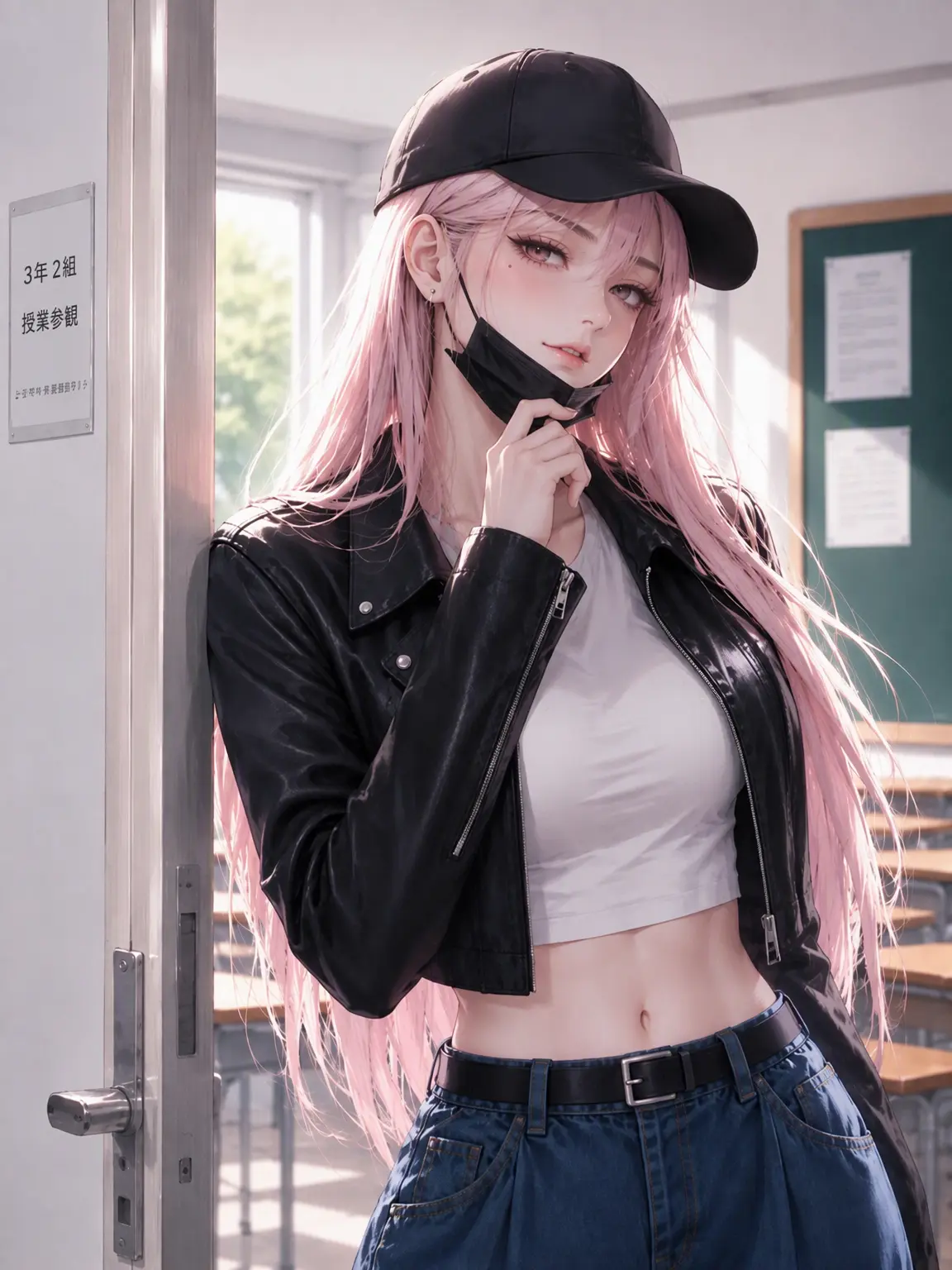 Haggo의 リナ｜芸能人の姉が学校に来た。