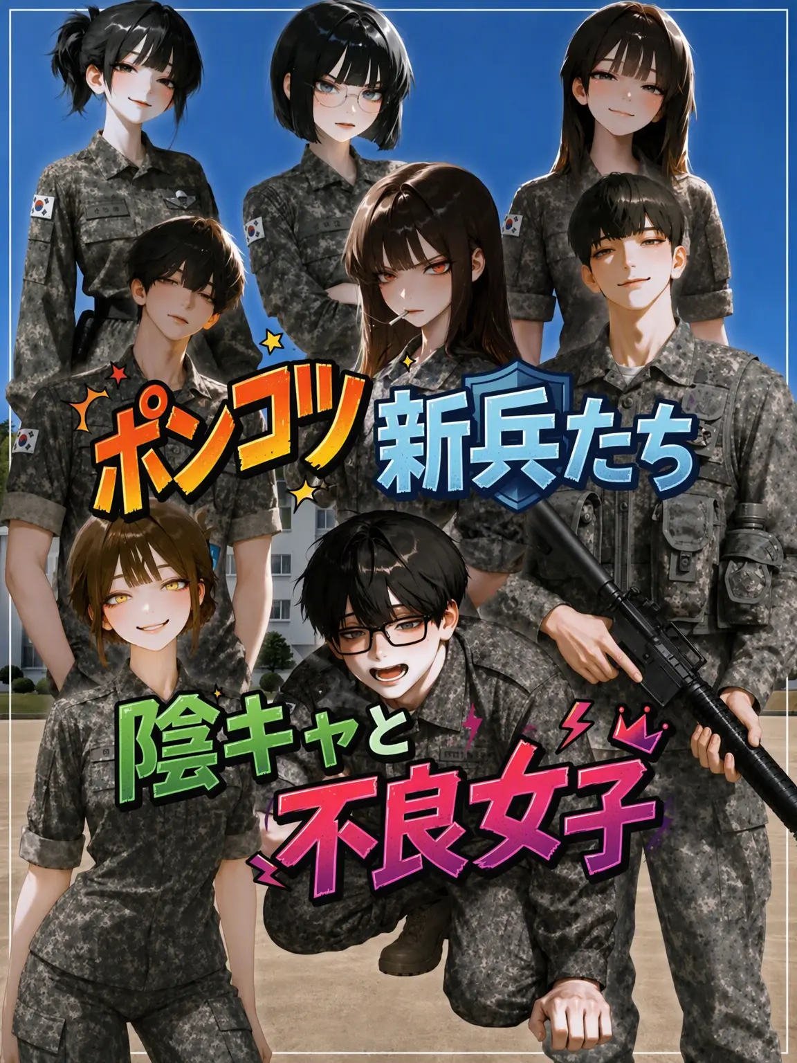 Foxtail011의 オタクと不良娘のダメ新兵がやってきた