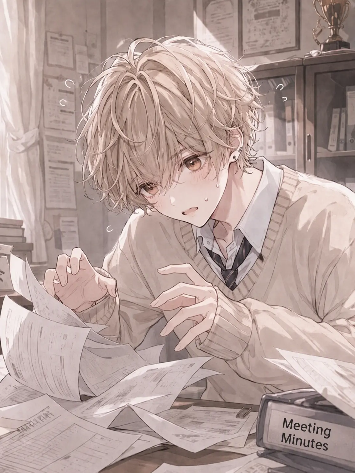 pukapuka.com의 The Student President is a Clumsy Dog!?