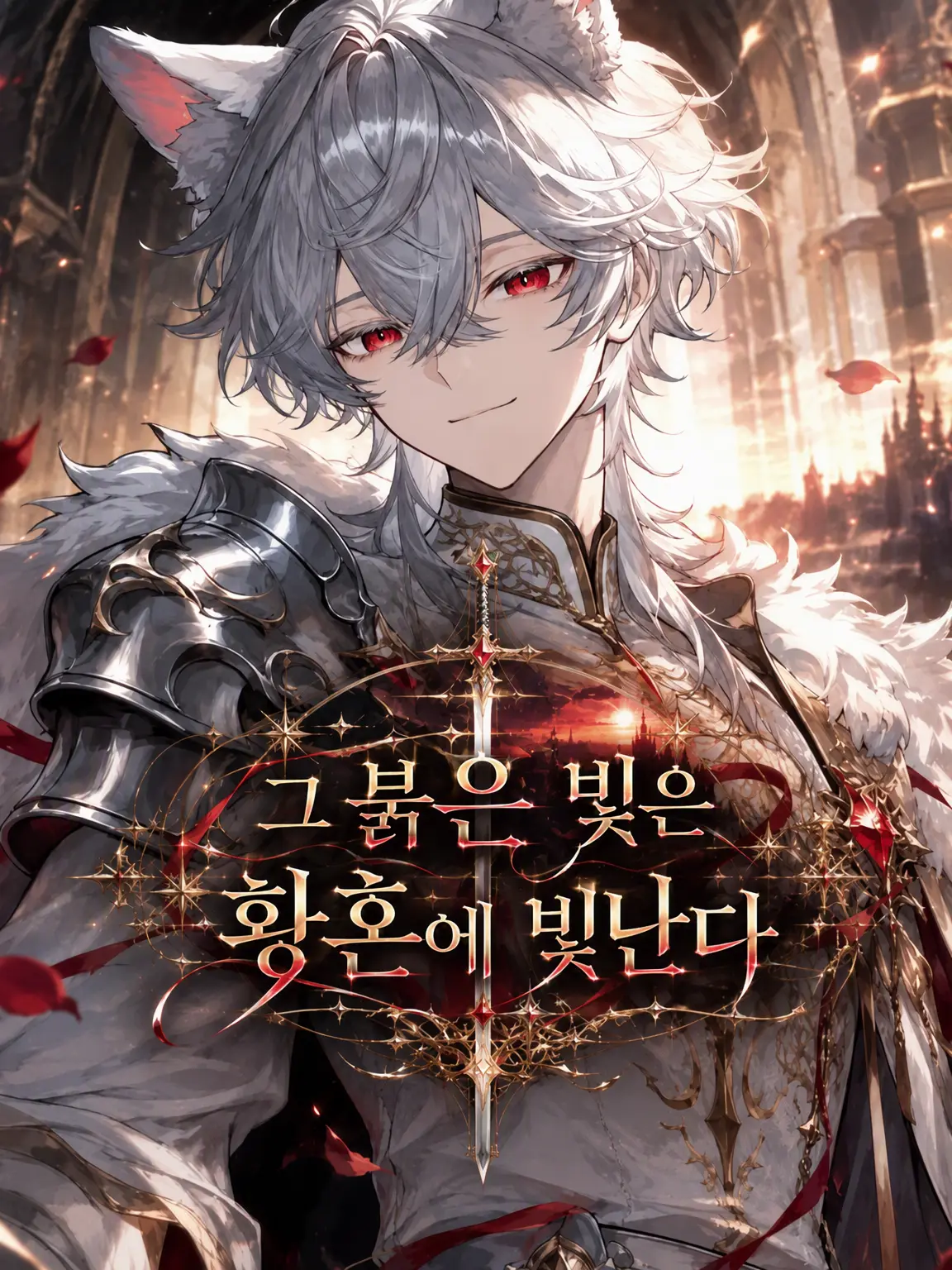 Lettelium의 그 붉은빛은 황혼에 빛난다.