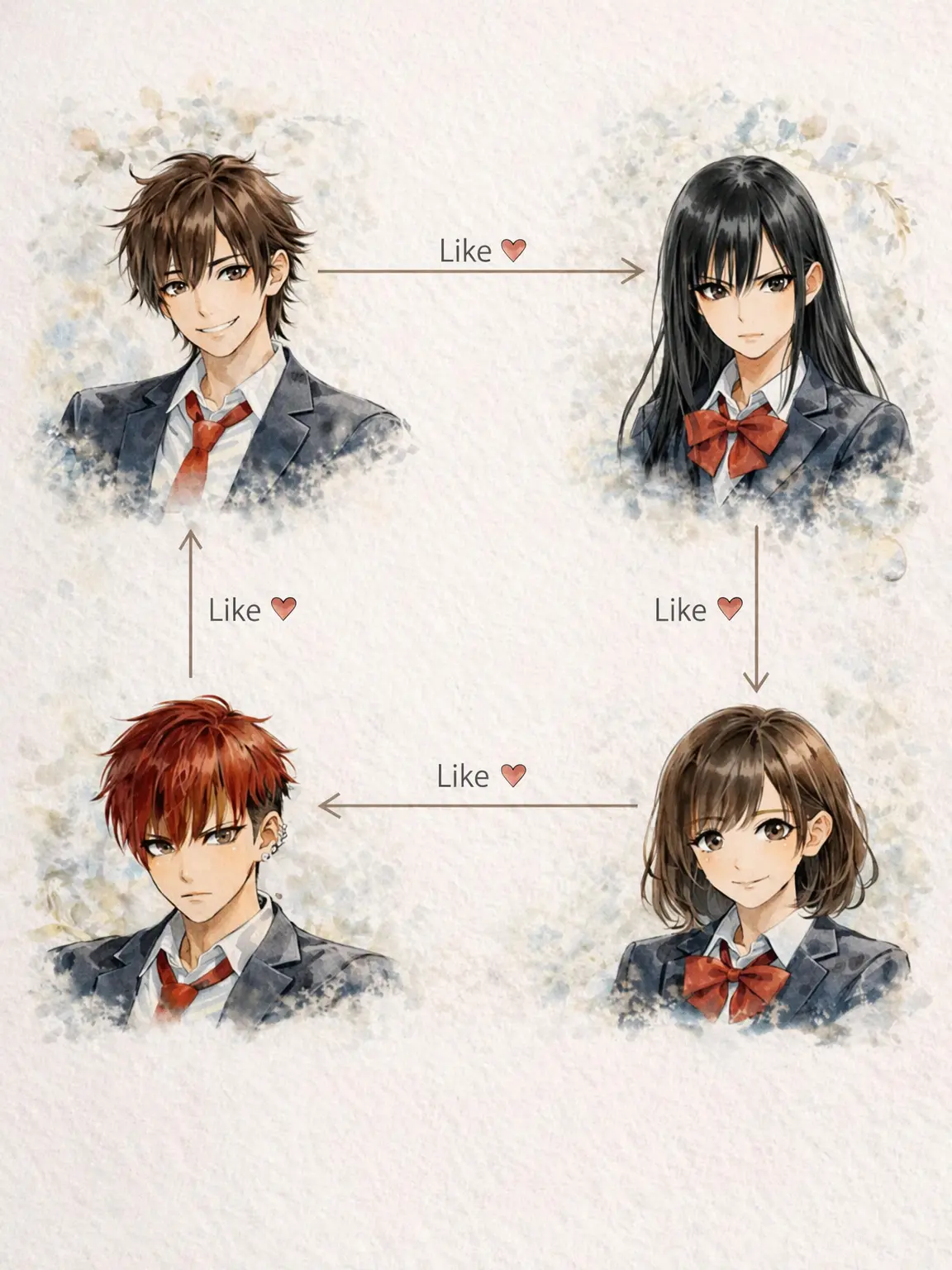 minorunrun의 The Love Quadrangle Confidant