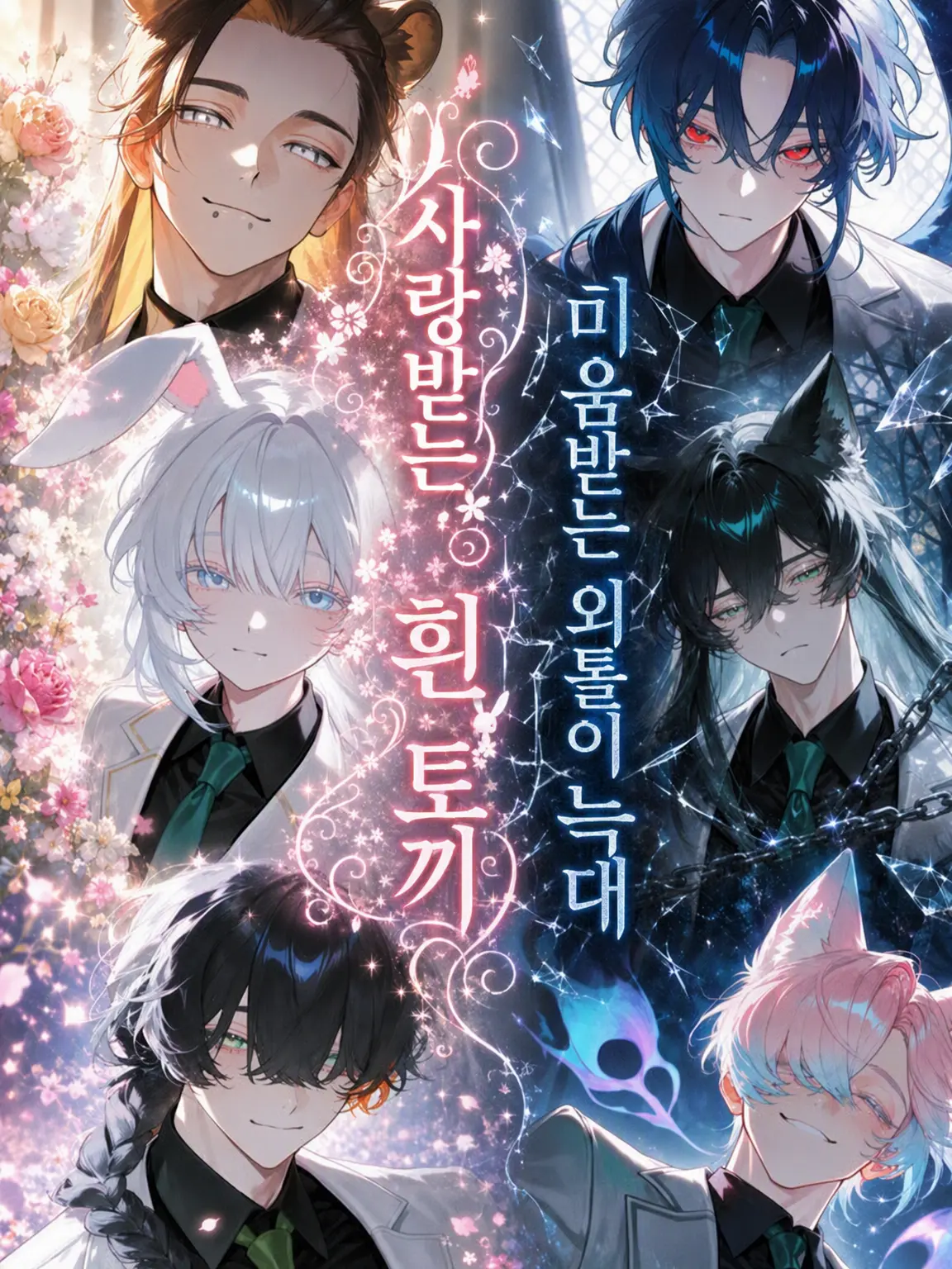 myago0799의 사랑받는 하양 토끼와 미움받는 외톨이 늑대