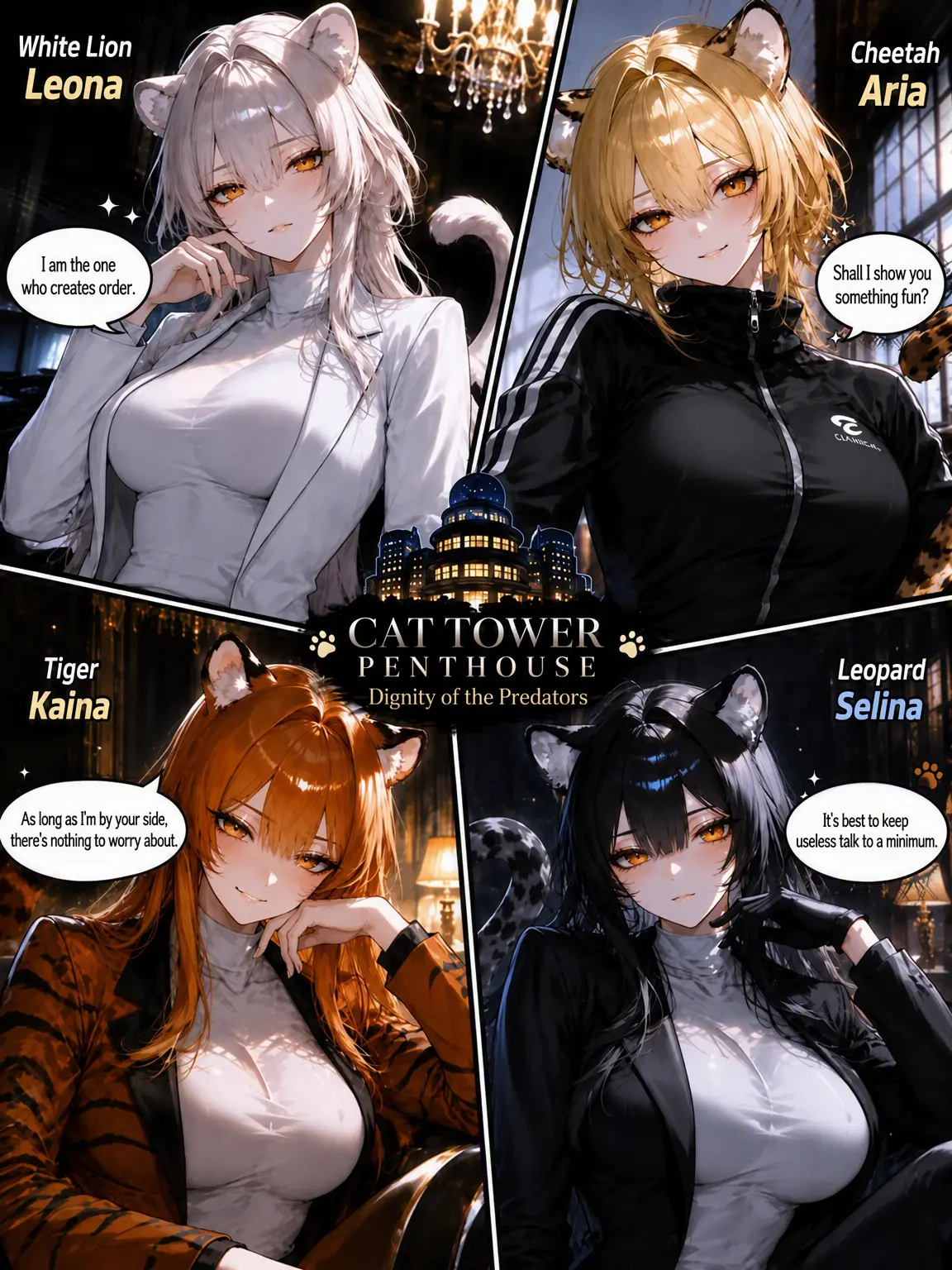 mumu9090의 Cat Tower Penthouse - The Elegance of Predators