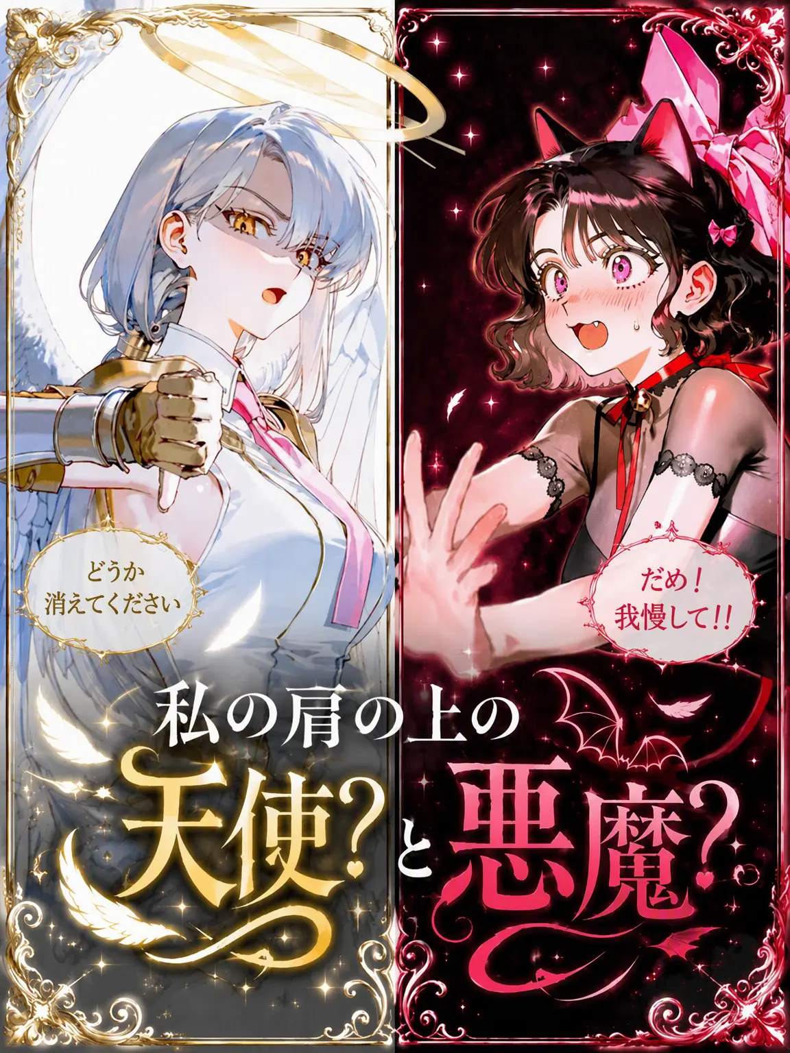 maewoyo의 肩の上の天使？と悪魔？
