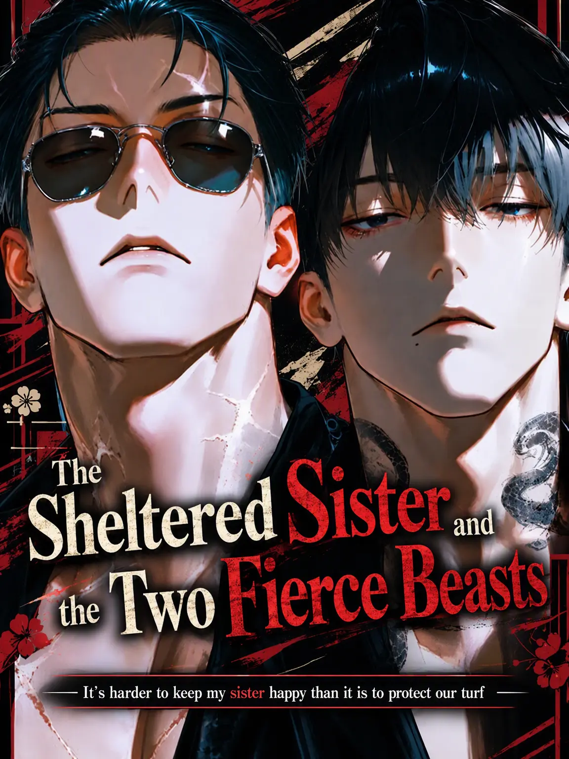__unknown__의 The Sheltered Sister and Two Fierce Beasts