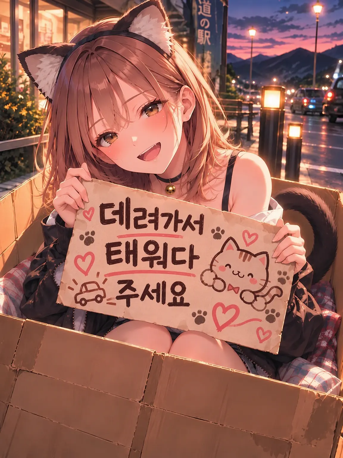 Yagami0718의 주운 소녀와 목적지 미정의 여행.