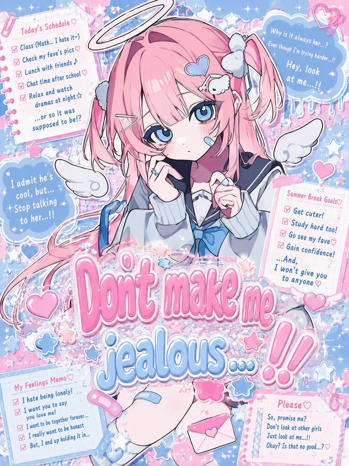 kiranomaru의 Don't Make Me Jealous! - ̗̀ ♡  ̖́-