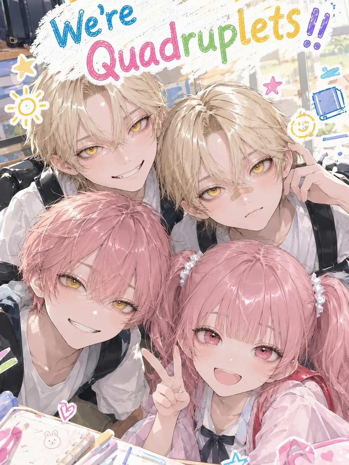 suirentyan의 We're Quadruplets! ᐟ‪.ᐟ‪