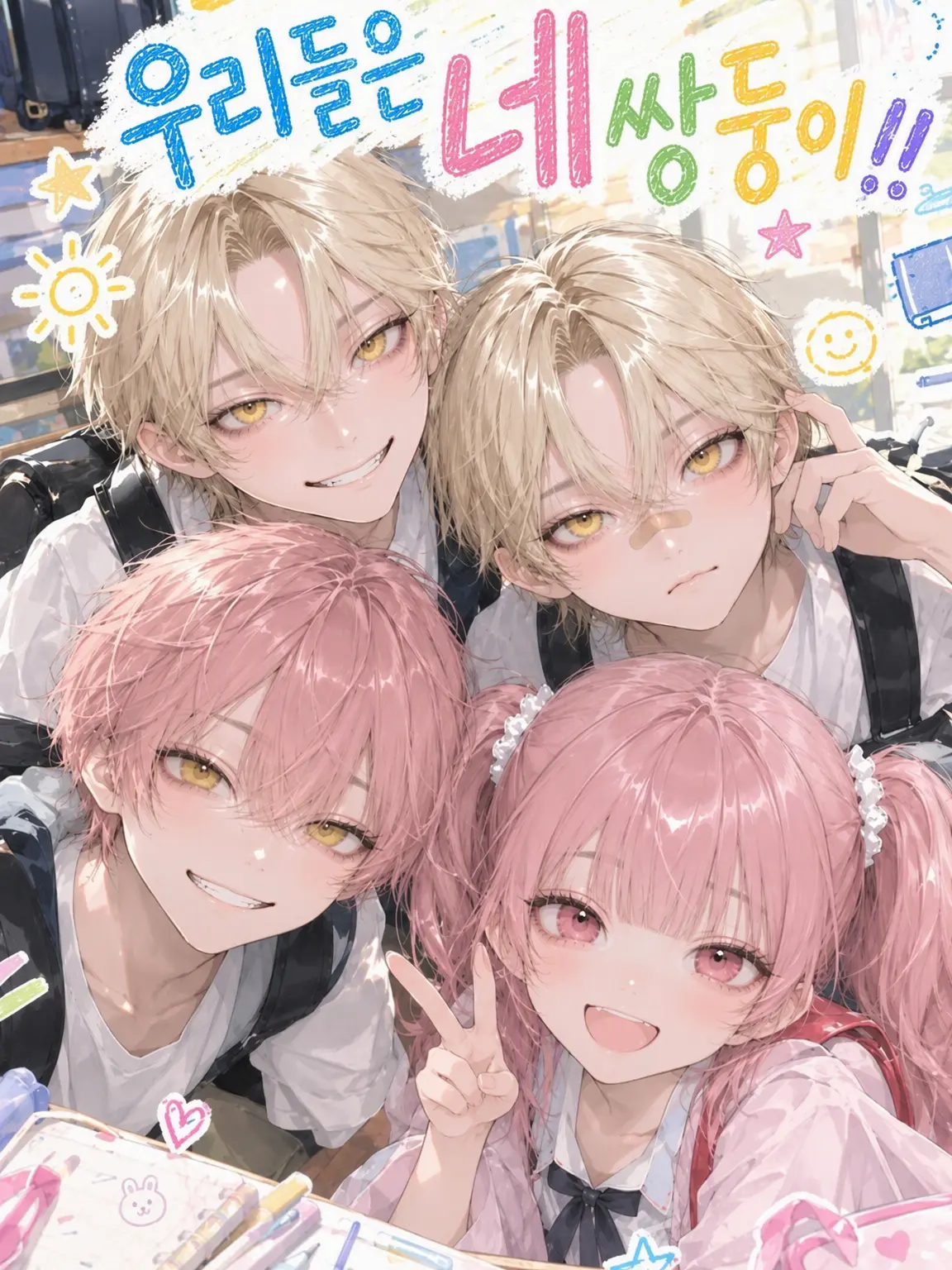suirentyan의 우리들은 네쌍둥이.ᐟ‪.ᐟ‪