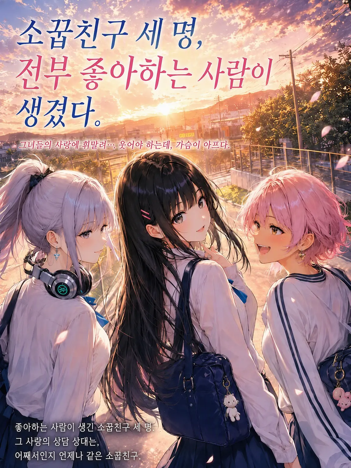 Shirahi의 소꿉친구 셋, 전부 좋아하는 사람이 생겼다.