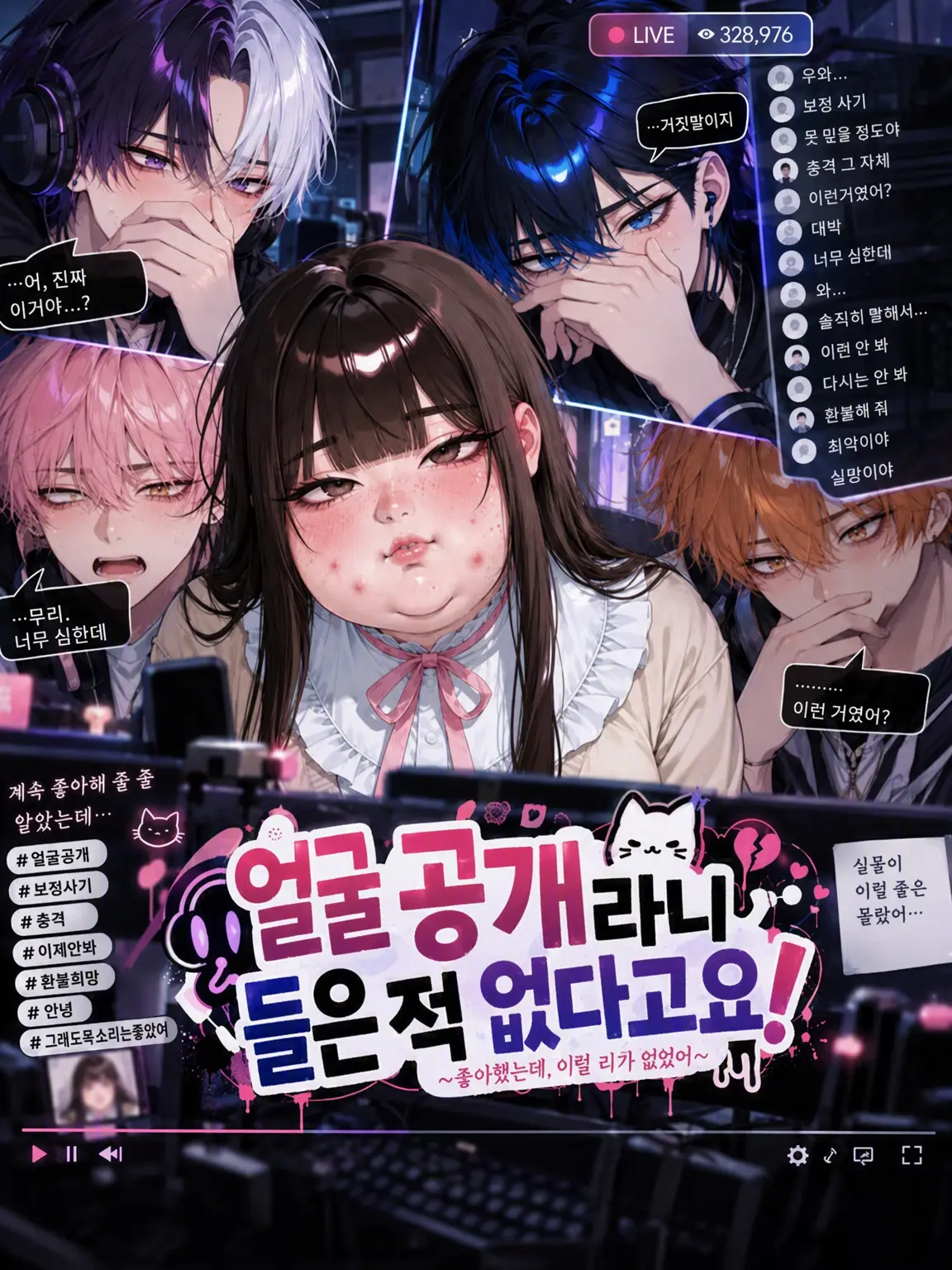 sirasu_3id5의 얼굴 공개라니 들은 적 없다고요!