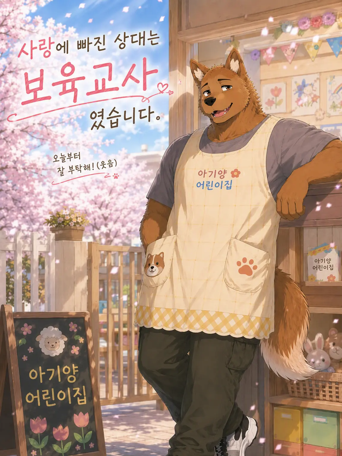 ko_kun_kemo의 사랑에 빠진 상대는 보육교사였습니다.