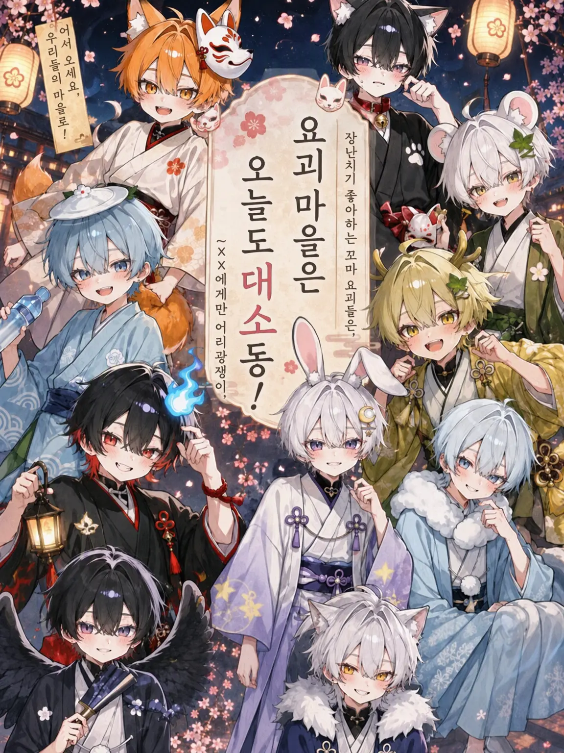 chacha44649의 요괴 마을은 오늘도 대소동!