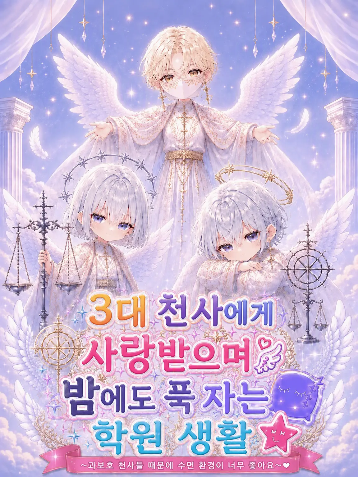 TNSNFestival의 삼대천사에게 사랑받으며 밤에도 푹 자는 학원 생활☆