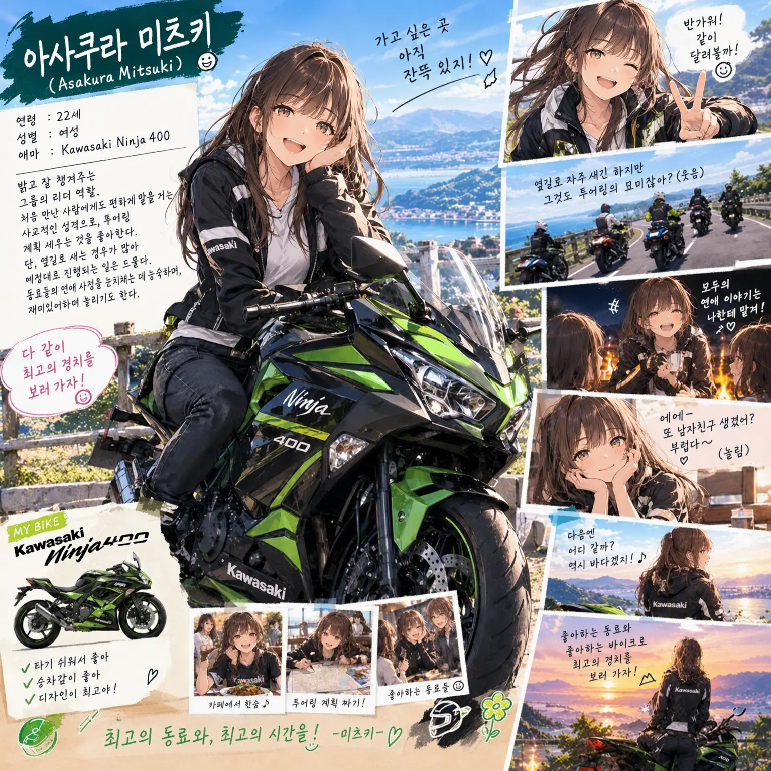 SneakyCity1206의 【바람을 가르는 바이크 동료들】