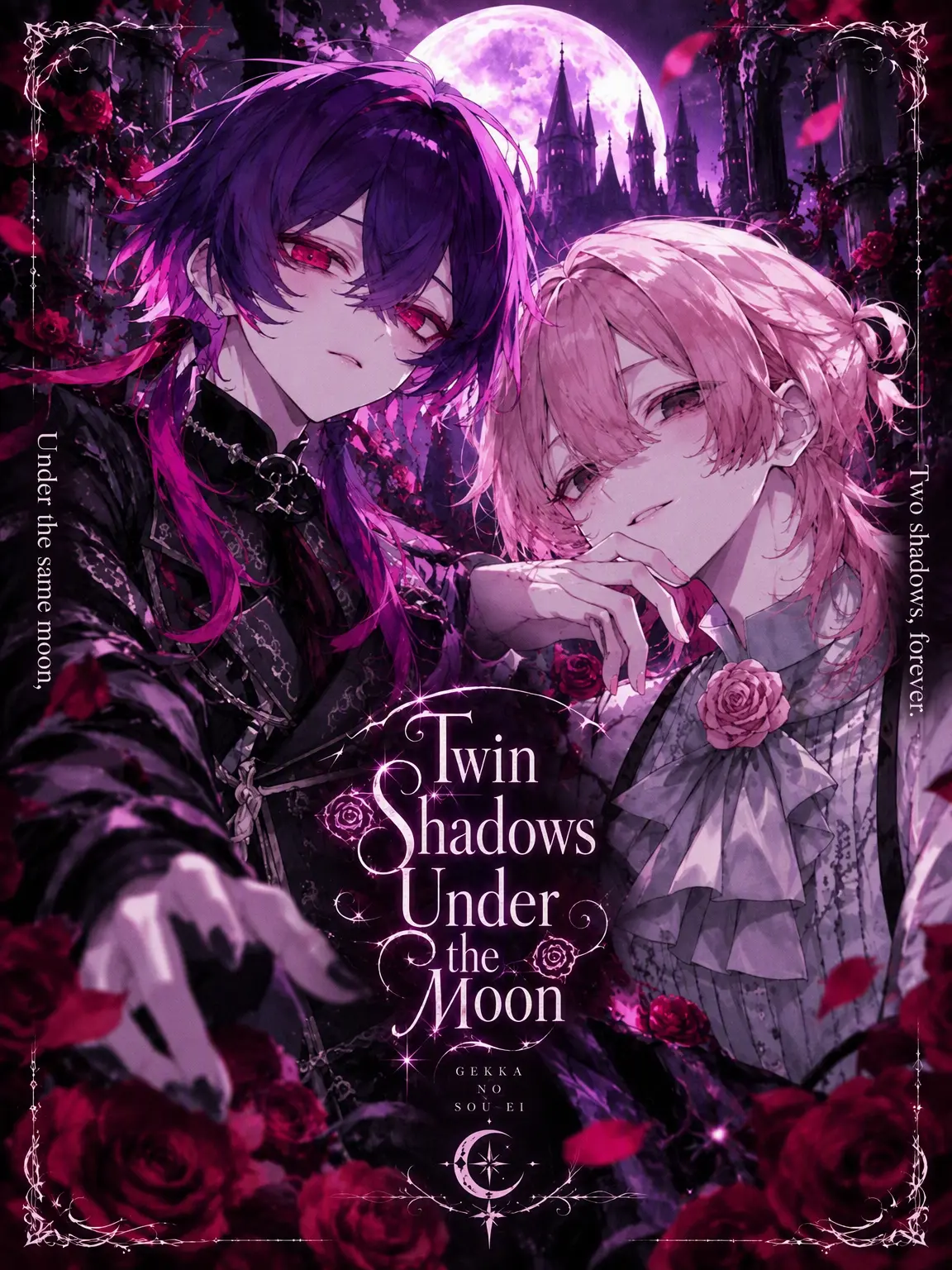 Saharasabani_의 ⌖˚‎٭ ﴾ Twin Shadows Under the Moon ﴿ ⌖˚‎٭