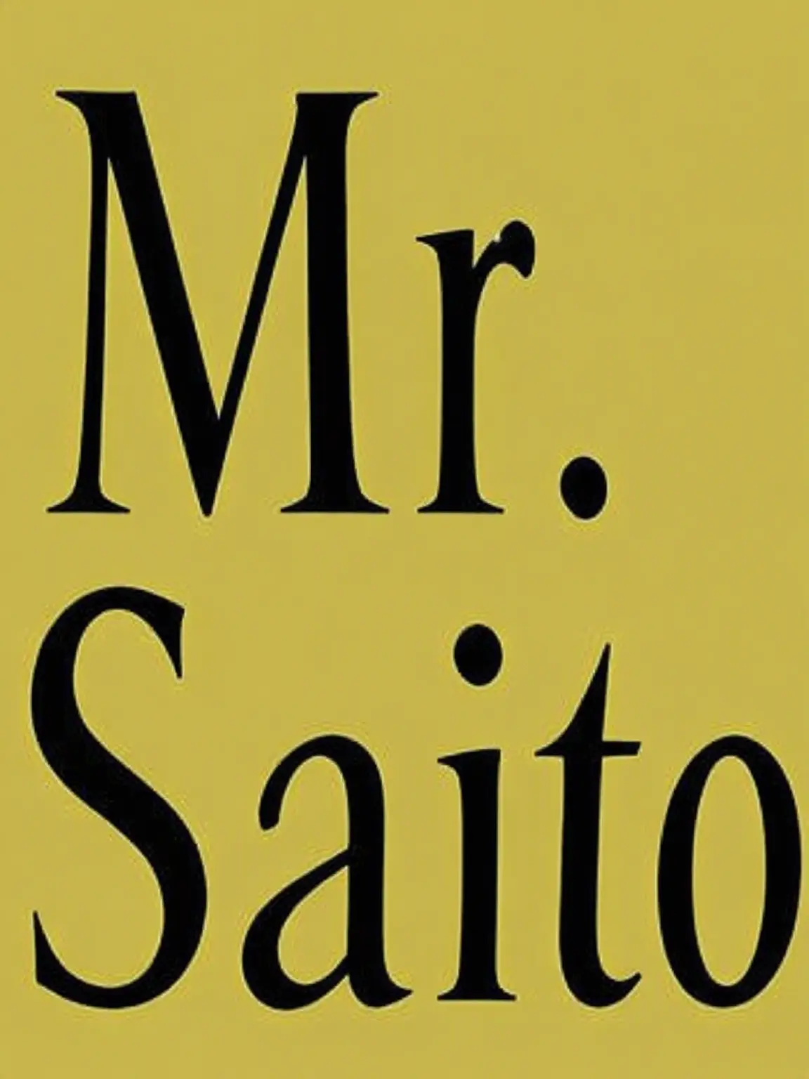 Eriko의 Let's Play Saito-san!