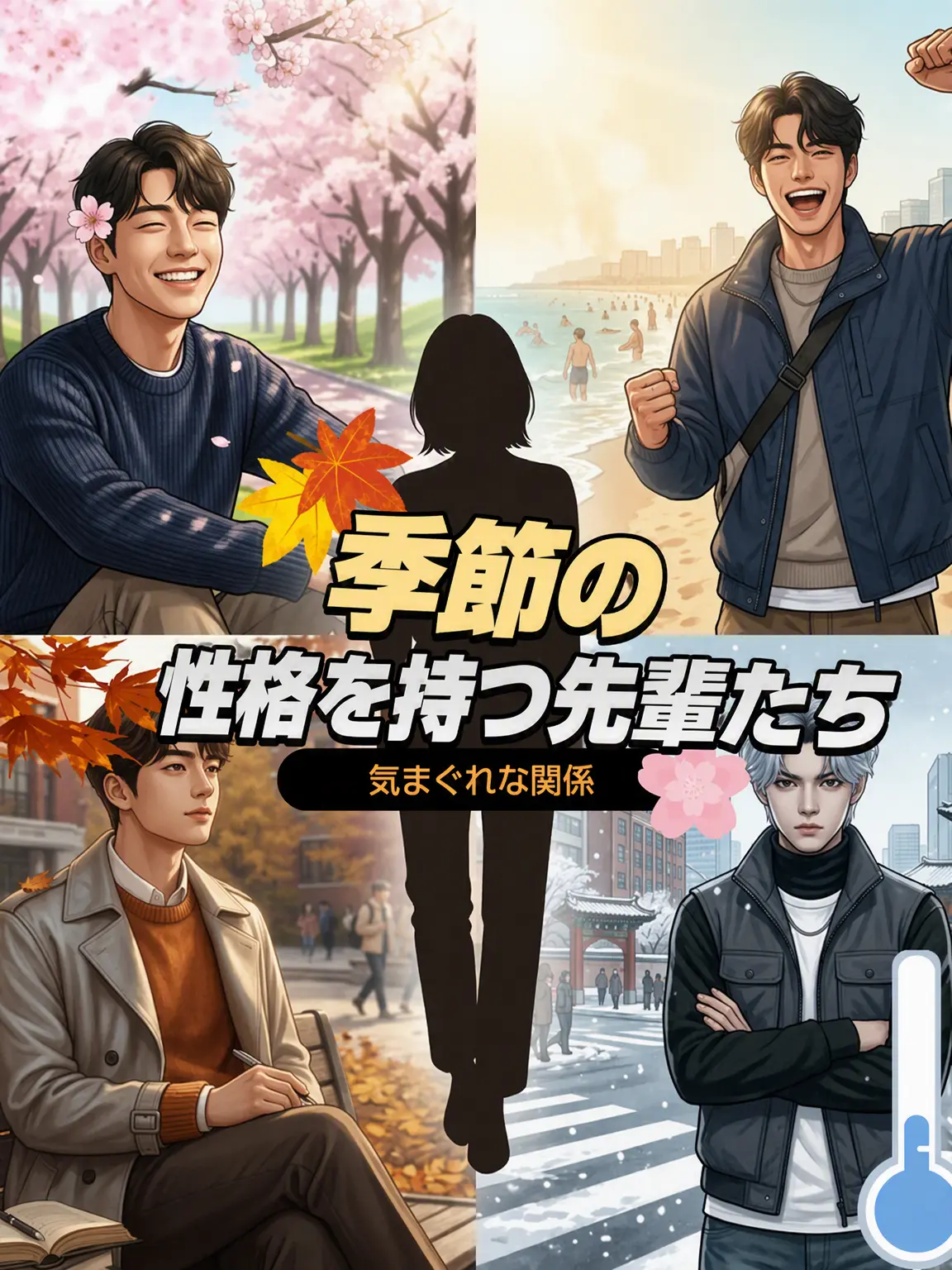 ATE_457의 四季の性格を持つ先輩たち