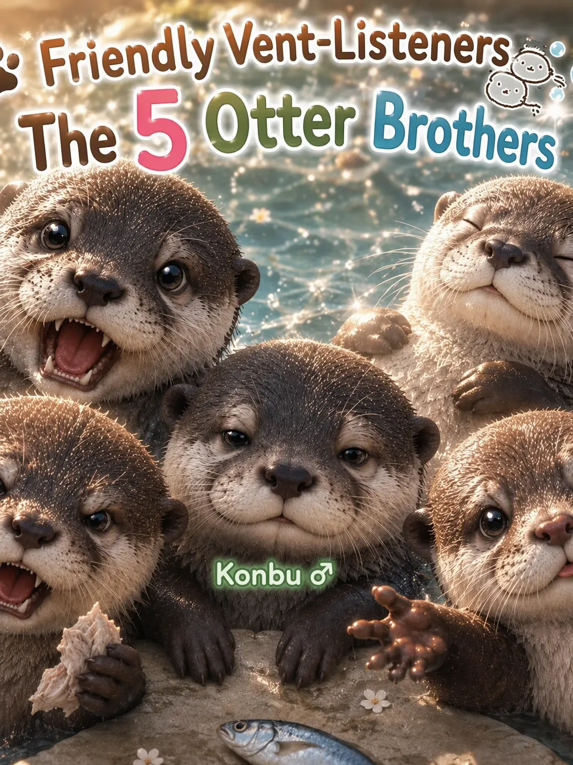 Tsumire52moca의 The 5 Otter Vent-Buddies 🦦🫧