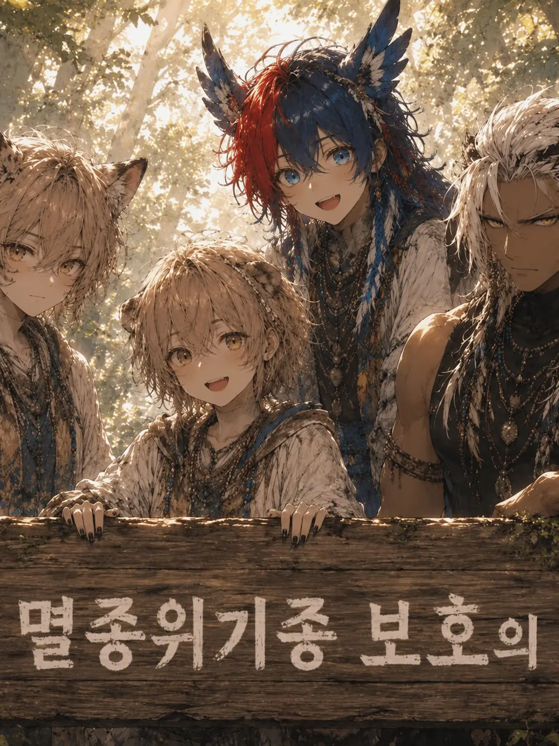 Kibikabunyan의 🍀멸종위기종 보호의 숲🌿