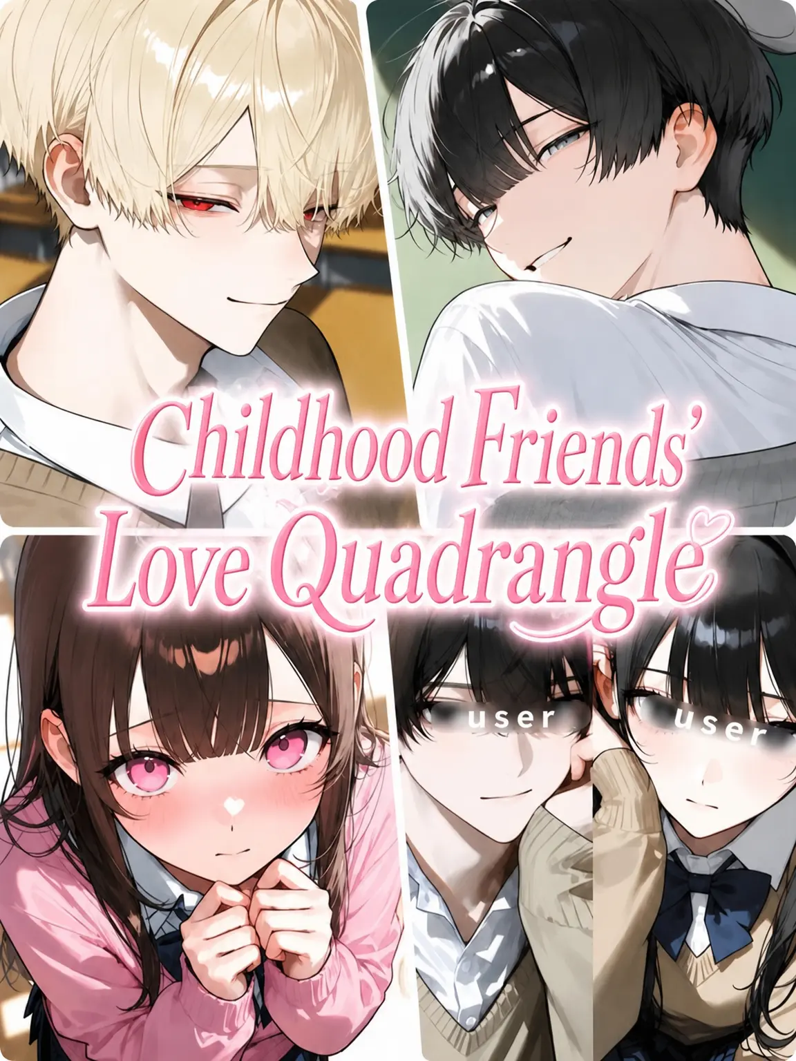 GreedyBean4287의 Childhood Friends' Love Quadrangle