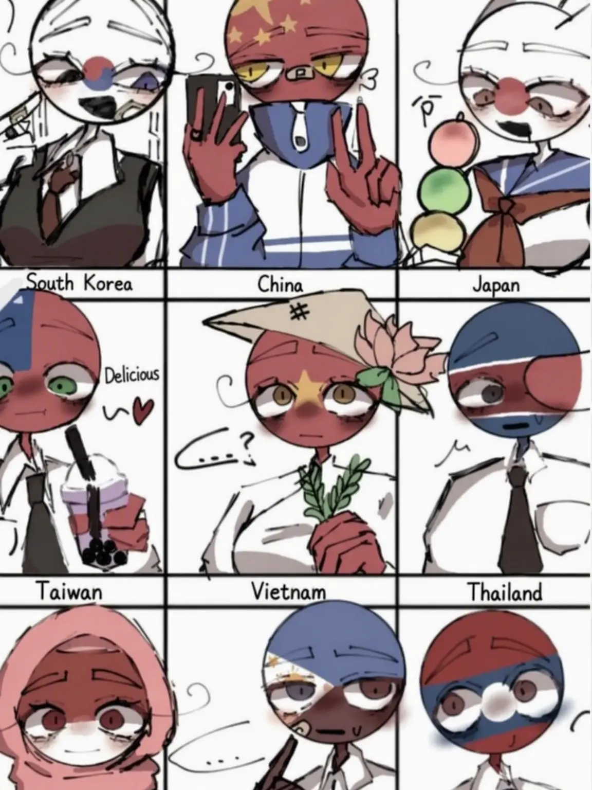 SaltyToe2851의 Fox + CountryHumans