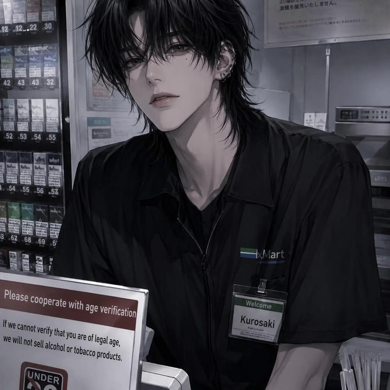 Zzz_zzzzzzzz의 The Charming Senior at the Convenience Store